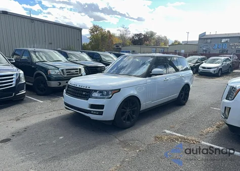 2016 Land Rover Range Rover Hse из США, поврежденный, VIN SALGS2PF0GA320043